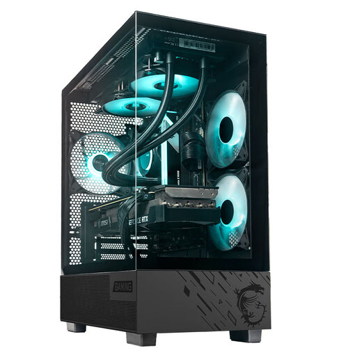 MSI AMD Ryzen 5 9600X/RTX5060/RX5060TI Mainstream gaming machine High-performance e-sports assembly computer Configuration four 9600X+RTX5060TI 8G Phantom
