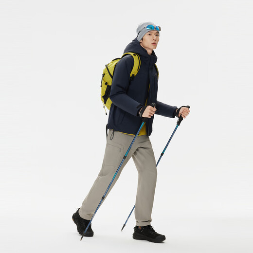 KOLON SPORT/Kolon MIST Lightweight Down Jacket Men's Waterproof and Breathable Outdoor Windproof Lightweight Goose Down Jacket LHDJ5WNT21-NV Navy Blue XL 180/100A