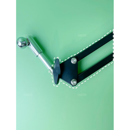 Yang Shengfu mobile phone microphone cantilever bracket adapter 17mm ball head rod 1//4 interface microphone tripod universal spare parts aluminum pen with clip 17mm ball head rod