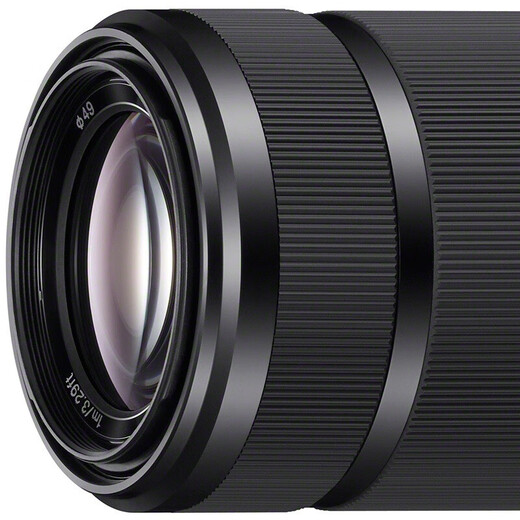 Sony (SONY) E 55-210mm APS-C format telephoto large zoom mirrorless camera lens, black E-mount, basic protective kit (SEL55210)