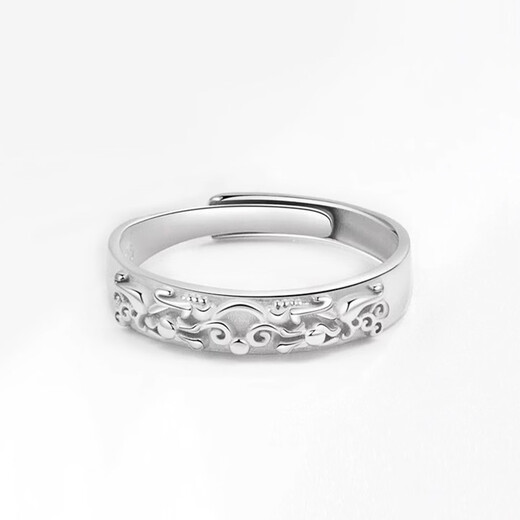 MZMZ lucky Pixiu platinum men's ring PT950 platinum fashionable and domineering single ring Valentine's Day birthday gift for boyfriend, local warehouse next day delivery - light luxury Pixiu men's ring