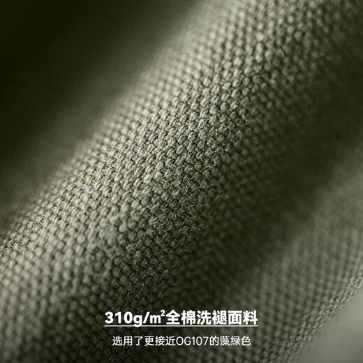 Madden Workwear American Retro M65 Stand Collar Jacket Men's New Windproof Thin Jacket Urban Commuting Men's Loose Top Algae Green L