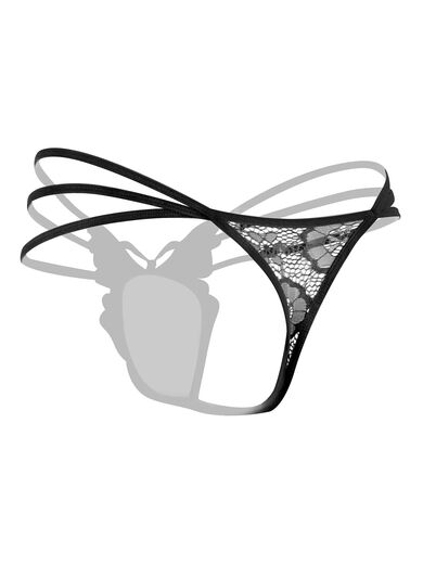 Sexy men's thong hollow butterfly protruding transvestite CD cross-dressing special hidden jj underwear fake vagina underwear for men apricot color one size fits all
