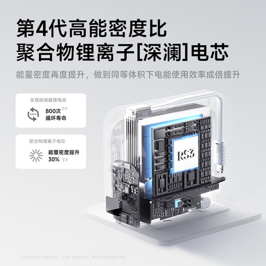 W&P new national standard 3C certification can be used on airplanes 65W power bank 20000 mAh comes with two-wire AC plug fast charging three-in-one mobile power supply suitable for Apple 17 Huawei Xiaomi WP