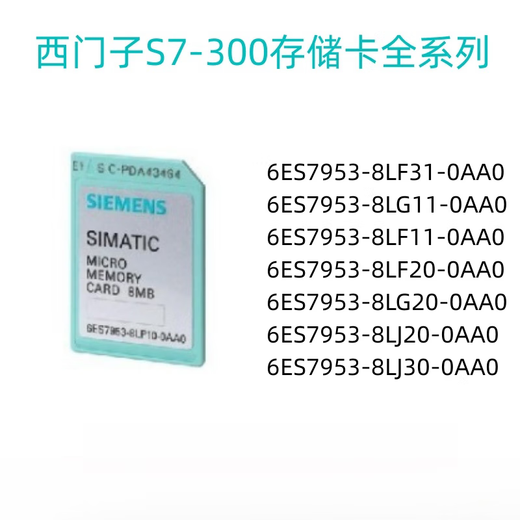 S7-300 memory card 6ES7953-8LJ31/8LM31/8LG31/8LF31/8LL31- 6ES7953-8LG30-0AA0128KB