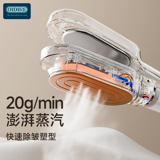 OIDIRE (Odd) hand-held portable clip-on ironing machine, steam garment steamer, multi-functional garment ironing, flat ironing, clip-on household steaming steamer, small steamer for travel and business trips ODI-JTG01 clip-on garment steamer