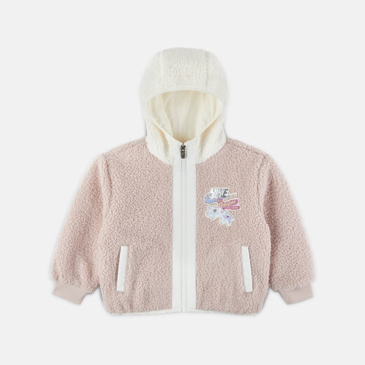 Nike (NIKE) toddler knitted sherpa jacket winter boys soft stacked embroidered jacket NIKE IQ9994