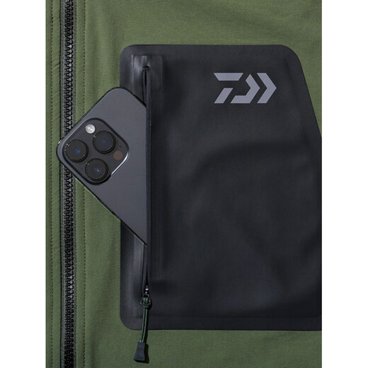 DAIWA 25 Autumn and Winter DJ-9325 Windproof Fishing Jacket Soft Shell Outdoor Sports Zipper Jacket Black XL