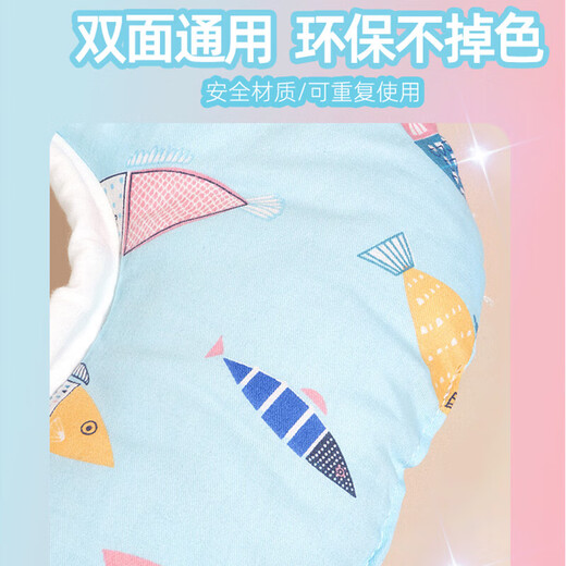 Tanbeiman Elizabeth Circle Cat Pure Cotton Soft Neck Anti-Licking Anti-Bite Soft Circle Waterproof Head Cover Neuter Shame Circle Pet Supplies Eliza Soft Circle (White Cherry) M Size About 10 Jin Jin is equal to within 0.5 kg