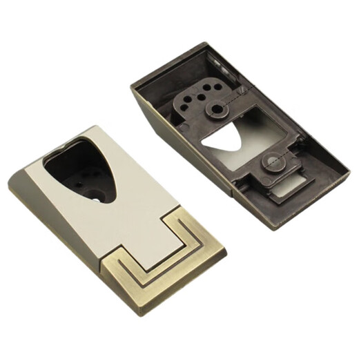 Heyucheng Clothes Rod Clothes Pipe Bracket Wardrobe Through Seat Clothes Holder Fixer Clothes Rod Flange Base Wardrobe Rod Base Accessories Heart-shaped Clothes Pipe Holder (Champagne Color) - 2 Pack