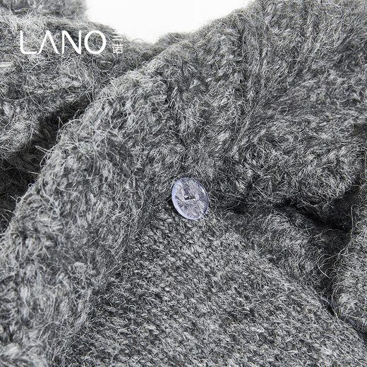 Lannuo ear protection knitted hat for women 2024 new autumn and winter style face-showing Xiaobei cold protection equipment ear protection windproof hat Qianxing M (56-58cm)