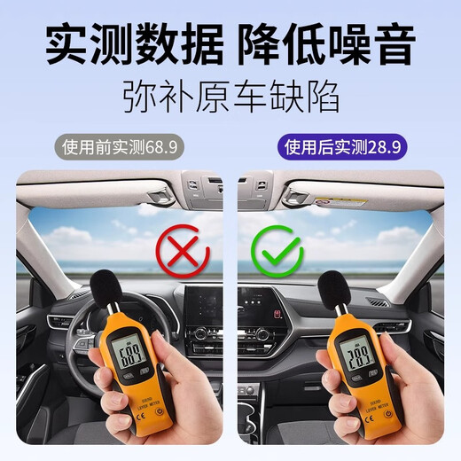 Xinshengling Volkswagen seal strip car door strip dust strip noise reduction front center console A B pillar full car sound insulation strip