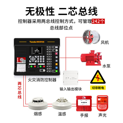 Taihean smoke alarm TX3100D replaces TX3100C/TX3100A brand new original spot TX3207 input/passive output module
