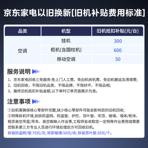 Hualing central air-conditioning duct machine one to one large 3 HP Pro new first-level energy efficiency full DC inverter air conditioner trade-in national subsidy KFR-75T2W/B3N8-HL (1)