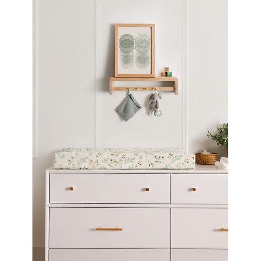 MPPMCK cross-border baby changing table pad cover pure cotton crepe fabric is more breathable and soft baby changing table pad J19 (excluding inner pad) 78*40*10