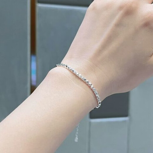 Reza's new 999 broken silver sterling silver bracelet, pure silver bracelet for girls, pure silver bracelet gift, safe and sound every year.