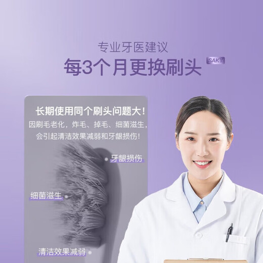 Shuke sonic electric toothbrush head G5Pro+ series replacement brush head capsule cushioning gum protection brush head toothbrush head