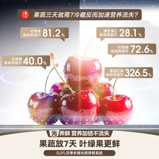 Rongsheng World Cup customized WILL Fresh 515L French multi-door refrigerator dual system ultra-thin zero embedded automatic ice making BCD-515W60FZBAS-HU51 national subsidy