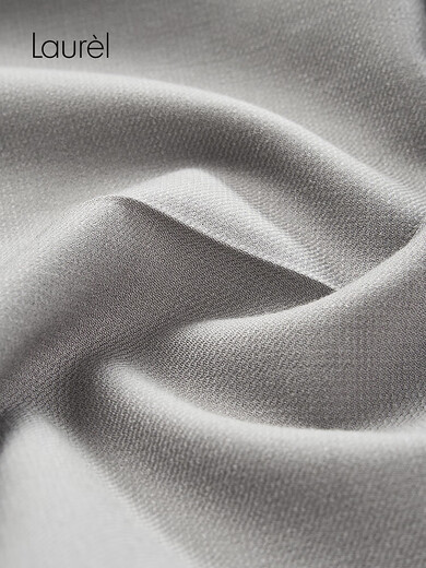 Laur l Temperature-controlled mercerized wool material 25 new autumn nine-point trousers LWL363K04100 light gray XS