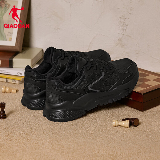 Jordan Millennium sneakers men's shoes plus velvet warm casual cotton shoes retro heightening dad shoes lightweight running shoes for men