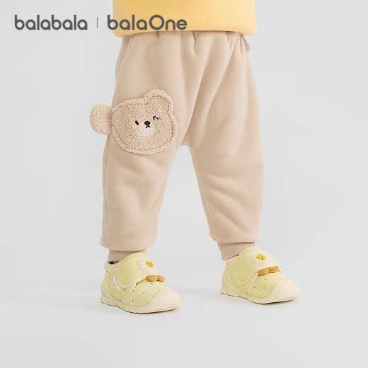 Bala Bala One baby pants trousers 2025 winter plus velvet baby pp pants warm and cute 208425108205
