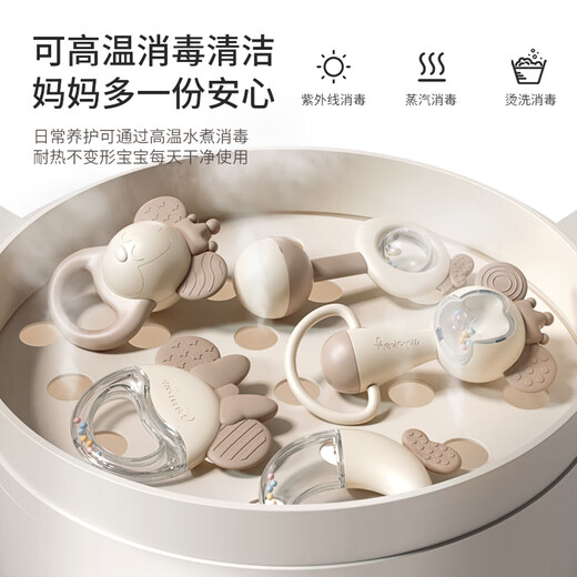 Disney rattle soothing gift box newborn meeting gift baby toy gift box full moon gift Leyou gift box style