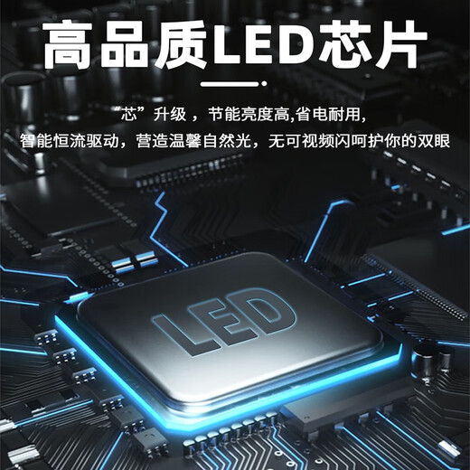 NVC LED light bulb E27 large screw small size cylindrical energy-saving bulb super bright insect-proof home living room chandelier bedroom light 5W positive white light E27