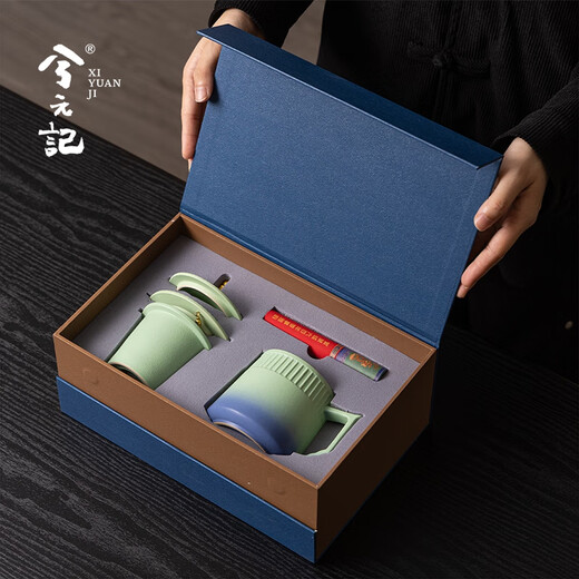 Xiyuanji Forbidden City Cultural and Creative Tea Cup Souvenirs for Men's Dad Friends Birthday and New Year Gifts Company Annual Meeting Employee Gifts