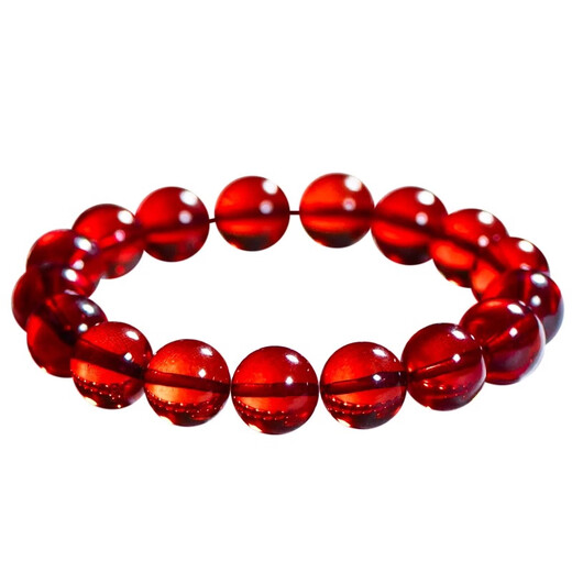 Hongchen Liuxi Natural 7A+ Collection Grade Burmese Water Purified Blood Amber Bracelet Women's Bracelet Men's Wedding Belt Certificate Jewelry Grade Approximately 8mm