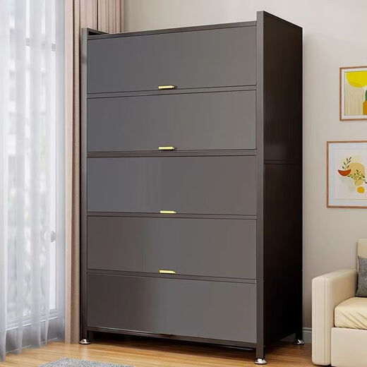 Wangdepai steel balcony cabinet sun protection storage cabinet living room sundries outdoor integrated wall storage living room kitchen storage cabinet five doors long 70 wide 35 high 176cm (high strength)