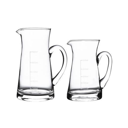 St. Randy thickened glass large capacity with scale red wine decanter household wine pourer white wine divider old wine blending pot with scale 500ml single