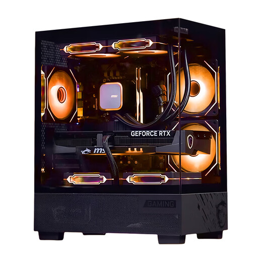 AMD Ryzen R5 9500F/7650GRE/9070GRE/5060 independent display desktop assembly machine game e-sports delta mobile computer host DIY complete machine sea view room package one 9500F丨16G丨512G丨No card