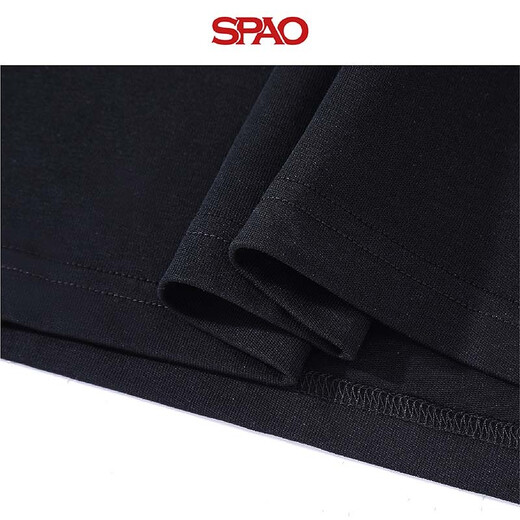 SPAO pure cotton Henry collar long-sleeved T-shirt for men and women 2025 autumn new loose inner layering shirt SPCX25ST05XY