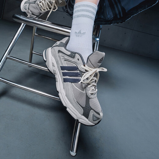 Adidas flashback shoes RESPONSE CL fit dad shoes for men and women Adidas official clover light gray/dark gray 40