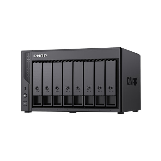 威联通（QNAP）Qu805企业级家庭存储 N355 16G内存32T容量网络存储NAS私有云 AI相册手机备份 文件数据备份服务器