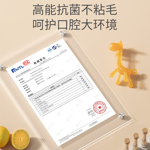 Beingmate Baby-Beißring, Backenzahnstab, Baby-Komfortspielzeug, Anti-Ess-Hand- und Zahnkaugummi, 2-teiliges Set, Oralperiode für mehr als 4 Monate