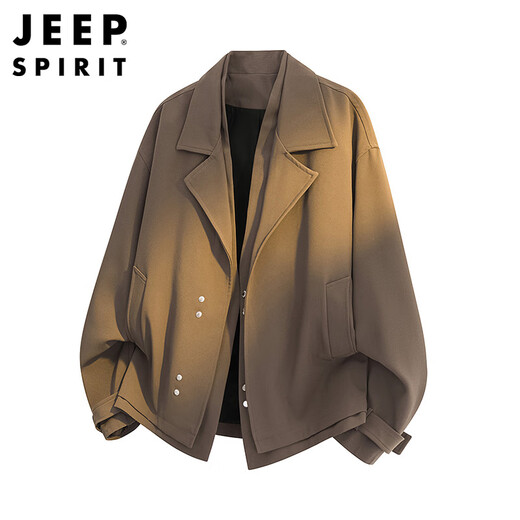 JEEP SPIRIT Jeep jacket men's suit jacket men's tops autumn and winter high-end casual high-end fake two-piece men's clothing