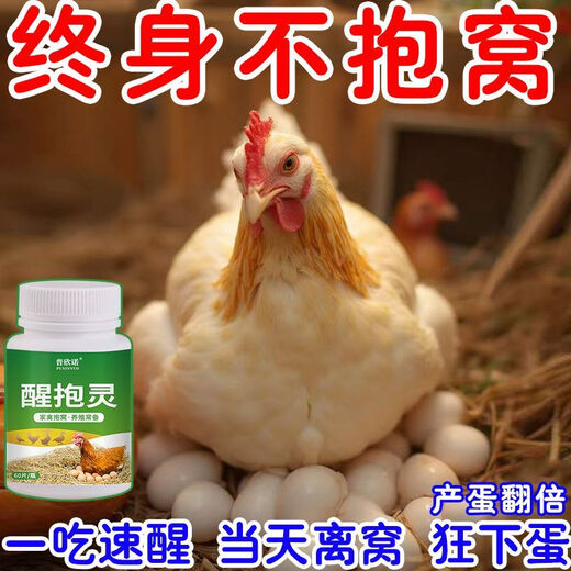 Xingbaoling hens wake up non-roosting chickens, ducks, geese and poultry to nest and love their nests. Feed additives for hatching eggs. Special bottle for hens to wake up and cuddle and fall in love with their nests.