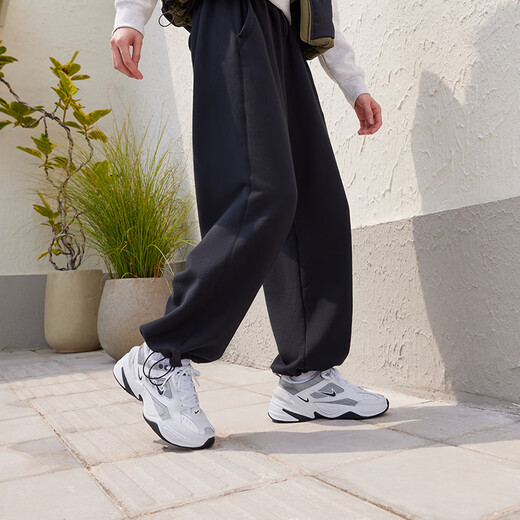 Nike women's easy-to-wear dad shoes for winter, comfortable and durable sneakers NIKE M2K TEKNO IH0642 101 white/coal black/white/light soot 37.5