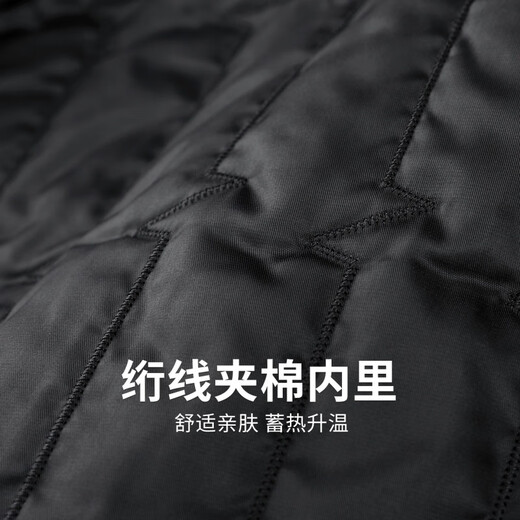 Dances with Wolves Men's Texture Dark Pattern Lapel Jacket Men's 2025 Autumn and Winter New Coach Quilted Warm Jacket 1030 Dark Blue 102 - Quilted Style L (175)