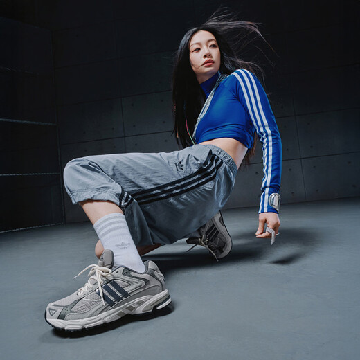 Adidas flashback shoes RESPONSE CL fit dad shoes for men and women Adidas official clover light gray/dark gray 40