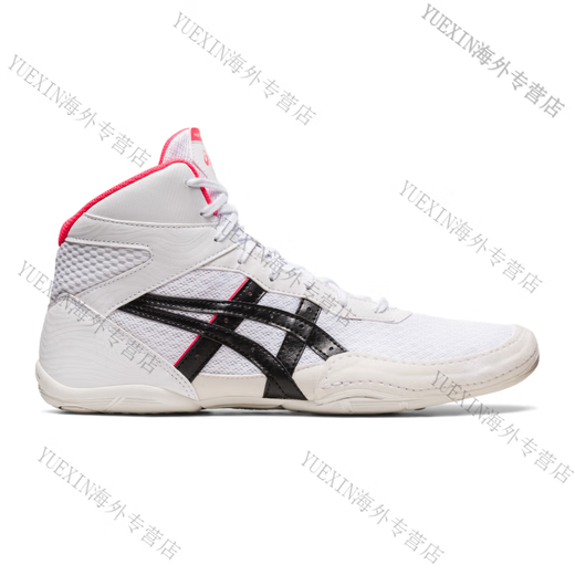 ASICS Fighting Wrestling Shoes MATFLEX7 Boxing Deadlift Fitness Comprehensive Training Shoes Official Flagship Authentic White Black Pink (It is recommended to take one size larger) 1081A05 42 US9H (267.5)