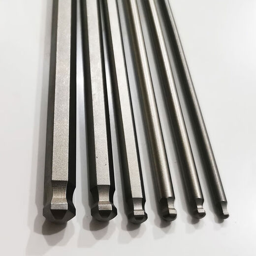 Inner hexagonal bit lengthened magnetic ball head inner hexagonal bit 300mm electric batch mouth S2 round head hexagonal single ball head 3 o'clock 0*200mm