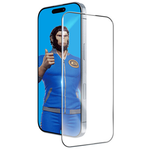 Mr. Blue Monkey is suitable for Apple 17Promax tempered film iPhone17Pro mobile phone film Apple 16Promax full-screen high-definition anti-fall and anti-fingerprint protective film iPhone16Pro