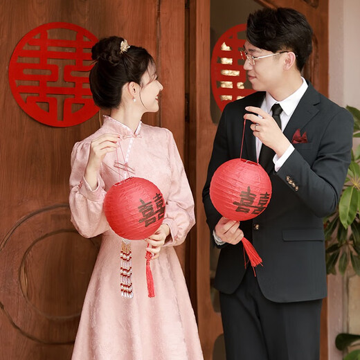 Libaixin Chinese toasting dress bride cheongsam autumn and winter pink Xiuhe dress bride wedding engagement home dress women's long-sleeved pink long style around the floor 2XL recommended 122-128Jin Jin equals 0.5 kg