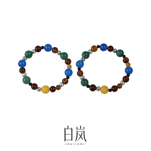 Bai Lan's new Duobao beeswax bracelet, agate new bracelet, light luxury jewelry for women, birthday gift for wife, Duobao beeswax bracelet - small size, released in August