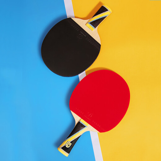 Deslan Card 5th Anniversary Table Tennis Racket 10-star 8-star ebony carbon blade, professional-grade single shot, pen-hold shot, horizontal shot, high elasticity and high viscosity, professional ebony 8-star horizontal shot, 1 piece