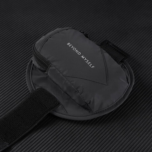 Running mobile phone arm bag sports mobile phone bag arm bag men's mobile phone bag wrist bag fitness equipment artifact e black reflective style