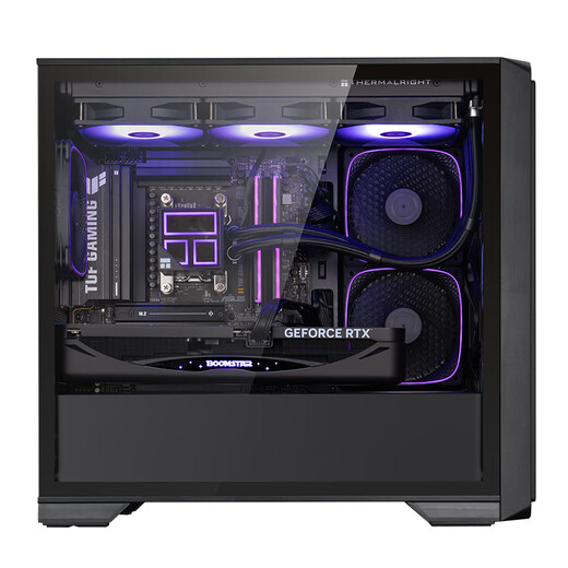 AMD Ryzen 5 5600 AMD family bucket assembly computer RTX5060/RX7650GRE host AI rendering desktop computer complete game e-sports DIY assembly machine kit configuration four R5 5600/RX7650GRE 8GB single host