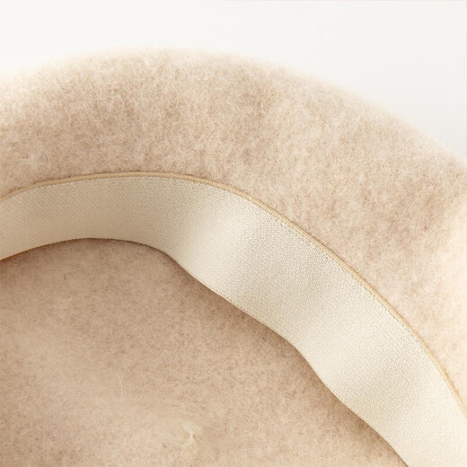 DAVE&BELLA girls' hats, stylish children's berets, wool, medium and large children's pullover hats, autumn and winter new children's hats, warm hats, off-white, in stock 50 (recommended hat circumference is about 48-50cm)